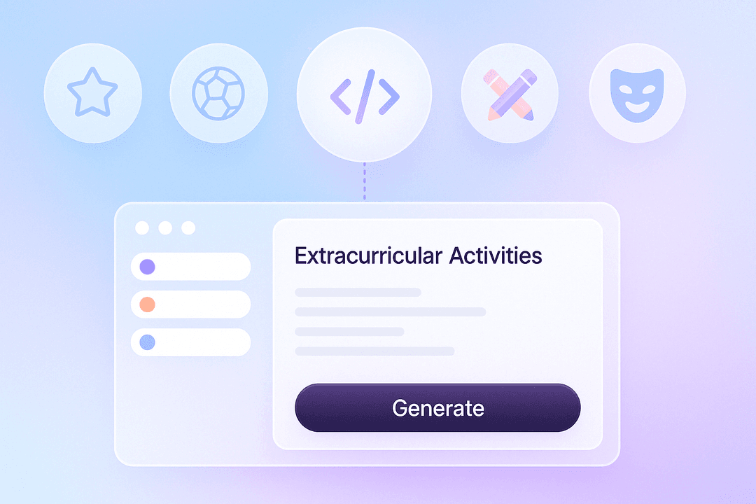 Extracurricular Activities Builder