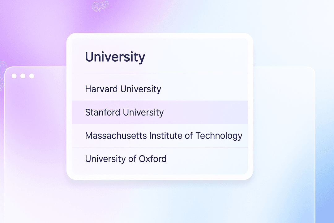 College List Builder